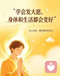 学会发大愿，身体和生活都会越来越好配图