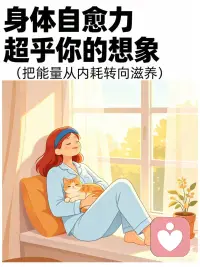 身体自愈力超乎你的想象
古人早就在《伤寒论》里说“阴阳自和者必自愈”。真正的健康，不是把所有不舒服都消灭，而是把身体里本来就有的平衡智慧唤醒。配图