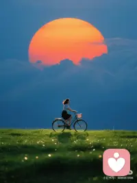 追赶落日的人 终会被光温柔拥抱
追赶落日的人 本身就是种浪漫
当车轮比秒针慢半拍 世界开始温柔
后视镜里的霞光正在重组 像不像昨天解不开的烦恼？配图
