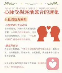 心脉受损逐渐愈合的迹象配图