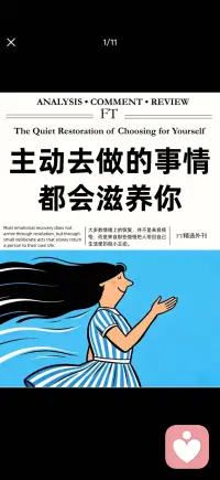 主动去做的事情都会滋养你配图