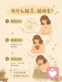 经常生气的人，情绪是需要出口的
有时候我们以为，忍一忍就过去了。 可身体其实比嘴巴更诚实。
胸口闷闷的，肩颈紧紧的，胃也不舒服，晚上还更难睡。 不是你太敏感，是情绪没有出口。
生气以后，先别急着怪自己。 停下来，慢慢呼吸。 喝点温水，放松肩膀。 能说出来的，就别一直憋在心里。
照顾情绪，不是矫情。 照顾情绪，就是照顾自己。配图