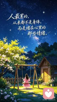 人最累的 从来都不是身体
而是堵在心里的那些情绪配图