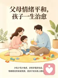 最高级的富养，是给孩子一辈子的情绪滋养🌱
终于明白：真正的育儿富养，从不是堆满屋子的物质，而是藏在日常里的情绪价值。
物质的富足只能满足一时，被温柔包容、好好爱过的孩子，内心才会扎根底气与阳光，一生都拥有自愈的能力☀️
很多家庭的育儿误区，就是习惯打压、指责、暴躁管教，却忘了：父母平和的情绪，才是孩子成长最好的礼物。
情绪稳定的父母，能治愈孩子一生的不安。愿我们都能放下焦虑，温柔育儿，用满满的情绪价值，滋养孩子向阳生长🌻配图