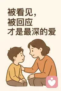 真正的爱，不是付出，而是看见并给予回应。
[两颗心R][两颗心R]很多父母、伴侣，甚至朋友，都以为“付出”就是爱。但心理学研究表明，真正能滋养关系的爱，不在于单方面的给予，而在于“看见”对方，并给予回应。
1. 看见：被理解的需求
在依恋理论（Attachment Theory）中，孩子最核心的安全感来自于：
• 他们的需求是否被父母注意到；
• 他们的情绪是否被理解；
• 他们的表达是否被接纳。
当孩子哭泣时，如果父母只是冷漠地说“别哭”，孩子感受到的不是安慰，而是被忽视。
而当父母蹲下来，说“你是不是觉得很委屈？”，这就是一种“看见”。
心理学家温尼科特提出的“足够好的母亲”概念，也强调了这种“看见”——不是完美回应，而是及时捕捉并给予孩子情绪上的共鸣。
2. 回应：建立连结的关键
单纯“看见”还不够，真正的爱还需要回应。
• 回应不等于满足一切需求，而是情感上的共情和行动上的关怀。
• 例如：孩子说“我害怕考试”，父母若回应“没事，不用怕”，这是安抚，却没有回应到孩子的真实感受。更好的回应是：“我懂你会紧张，我也有过类似的感受，我们一起来想办法减轻紧张，好吗？”
心理学研究表明，当孩子或伴侣在表达脆弱时，若得到共情回应，会激活大脑中“安全感”的回路，强化关系中的信任。
3. 看见 + 回应 = 真正的爱
• 只有看见，没有回应 → 关系缺乏温度，对方感到孤立。
• 只有回应，没有看见 → 变成单向的“施舍”，对方感到被控制或忽略内心。
• 既看见，又回应 → 才是心理层面上真正的“爱”，能带来安全感、被理解感，以及长远的情感滋养。
4. 应用在日常关系中的小技巧
• 停一下：听到对方说话时，先不要急着解决问题，而是先确认“我听懂了”。
• 命名情绪：用简单的话描述对方的感受，比如“你看起来很沮丧”。
• 小回应也有力量：点头、眼神、触碰，都是在传递“我看见你”。
⸻
✨ 总结：
真真的爱，不是单纯的付出，而是“看见”对方真实的存在，并在此基础上给予回应。
这种爱，会让孩子更有安全感，让伴侣更有归属感，也让关系更有生命力。配图