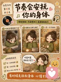 为什么音乐能治愈坏心情
 
有时候我们打开音乐，
不是因为问题解决了，
而是因为心里太吵了，
需要有一个声音先把自己接住。
 
下班回到家，
整个人很累，脑袋也沉沉的。
不想说话，不想解释，
也不想立刻变好。
 
这时候放一首歌，
好像情绪终于有地方可以放了。
 
歌词像是在替我说话。
那些说不出口的委屈、疲惫、低落，
突然被一两句歌词轻轻说中了。
 
旋律会把注意力慢慢带走。
不再一直反复想白天的事，
也不再困在乱糟糟的情绪里。
 
节奏会安抚身体。
呼吸慢下来，肩膀没那么紧，
人也一点一点松开。
 
熟悉的歌会带来安全感。
前奏一响，
就像回到了一个只属于自己的小角落。
不用表现得很好，
也不用马上解决什么，
只是安静地待一会儿。
 
音乐不一定能替我们解决问题，
但它会陪我们把这一刻过完。
 
坏心情也不是一下子消失了，
而是被音乐好好接住了。
 
所以今天也给自己留一点时间吧。
选一首最想听的歌，
把灯调暗一点，
戴上耳机，或者打开音响，
什么都先不用急着解决。
 
听完这一首，
再慢慢回来。
 
愿你今天的坏心情，
也能被一首歌温柔抱住。配图