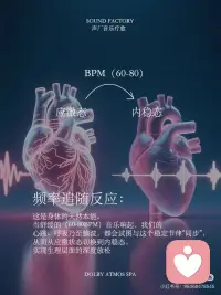 音乐与潜意识
高敏感人群必看！用音乐为你的潜意识做一场「疗愈共振」🎵
 
你有没有过这样的体验：
偶然听到一首曾经听过的歌或者记忆中的声音
当时的场景与心情就瞬间涌上心头
这不是巧合，而是音乐正在悄悄与你的【潜意识】直接对话
 
▫️ 什么是潜意识？
我们的大脑犹如一座冰山，
意识，只是露出水面的10%；
而潜意识，则是隐藏在水下的90%，
它默默主导着我们的情绪、习惯、直觉与深层记忆。
它听不懂复杂的道理，却对图像、感受与节奏格外敏感。
 
🎶 音乐如何绕过意识，直达潜意识？
 
❶ 节奏 · 与心跳共振
舒缓的节奏（如60-80BPM）
接近人类静息时的心跳频率，
能引导神经系统与之“同步”，
逐步进入放松、安宁的状态。
 
❷ 频率 · 调谐大脑状态
特定的声波频率（如Alpha波 8-14Hz）
能帮助大脑从忙碌的Beta波，
逐渐过渡到放松而专注的Alpha波，
这也是为什么听冥想音乐容易产生困意。
 
❸ 旋律 · 唤醒情绪记忆
旋律的起伏不经过逻辑判断，
直接触动大脑的情绪中枢——杏仁核，
瞬间唤起喜悦、宁静或悲伤的感受，
是一种不需要翻译的“心灵语言”。
 
那么，潜意识音乐与普通音乐有何不同？
 
🎧 普通音乐：
服务于“意识”，
注重旋律、歌词与娱乐性，
是听进耳朵里的艺术。
 
🧠 潜意识音乐/疗愈音乐：
服务于“潜意识”，
旋律和节奏简单、重复性强，
常融入自然频率（如432Hz、舒曼共振）
与自然原声（如水流、鸟鸣、颂钵），
为内心创造一个安全、滋养的“声景环境”。配图