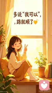 自我实现预言｜你相信什么，就会遇见什么
不知道你有没有发现，
我们的生活，好像总在悄悄回应我们的念头💫
 
心理学里说，这叫「自我实现预言」，
你心里藏着什么，生活就会慢慢走向什么方向。
 
总觉得自己不行，就会不自觉退缩，路也越走越窄😔
总暗示自己做不到，就会在机会来临时先放弃❌
可当你试着对自己说一句“我可以”💪
你会发现，脚步都变轻快了，连风都在为你让路🌬️
 
原来，我们的每一个念头，都在为人生写剧本📖
那些反复说给自己的话，会慢慢长成我们的模样。
 
所以，从今天起，试着把剧本改写成自己喜欢的样子吧：
告诉自己“我可以”，路会越走越顺✨
相信自己“值得被爱”，就会被温柔包围💛
期待“会越来越好”，日子真的会慢慢发光🌞
 
你不必立刻变得很厉害，
只要开始相信自己，就已经走在变好的路上了🌱
 
愿我们都能成为自己的正向预言家，
在温柔的期待里，遇见越来越好的自己🌷配图
