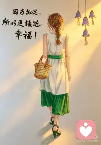 因为知足 所以更接近幸福配图