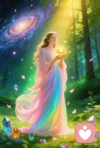 金色能量，丰盛女神
💞女性｜女神
你生来不属于父母，不属于丈夫，不属于孩子，你只属于你自己！
 
你可以体验女儿、妻子、母亲、上司、下属……任何身份，但在成为这些之前，请先成为你自己。
 
请忆起你神圣纯洁的灵魂之光，
请握紧宇宙加持的女神权杖，
放下依赖，活成天地间独立的女王。
 
你可三千面相，自在呈现：
可披甲上阵，在人间从容前行；
可轻衣长裙，在月下温柔起舞。
无人能定义你，无人能限定你，
只有你，能决定自己的模样。
 
你可以温柔端庄、乖巧从容，
也可以坚定强大、自在洒脱。
你本是自带力量的存在，
能孕育生命，亦心怀大爱，
别让旧观念，禁锢你本就闪耀强大的生命。
 
做自己，不被定义，自在绽放，
你本就是独一无二的女神。配图