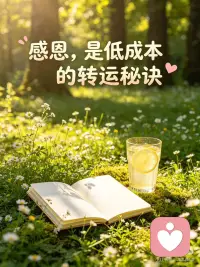 感恩，是低成本的转运秘诀
总觉得生活不顺、好运不来？
其实不用向外求，心怀感恩，就是最治愈、最科学的转运方式🌿
很多人觉得感恩是玄学，其实它藏着脑科学、心理学的底层逻辑，也契合种子法则，是悄悄改变生活的温柔力量。
从脑科学来看，大脑天生偏爱负面信息，总盯着遗憾、不顺，陷入内耗焦虑。而感恩能激活大脑多巴胺、血清素分泌，安抚压力中枢，慢慢让大脑养成捕捉美好的习惯，跳出负面情绪怪圈，心态稳了，做事才会顺。
心理学早已验证：不是幸福才感恩，是感恩带来幸福。总盯着缺失，会陷入匮乏感；而感恩拥有，会唤醒内心的富足感。当你不再抱怨、不再焦虑，整个人的状态变得柔软平和，自然会吸引同频的人与好事靠近。
再看种子法则：你给出什么，就会收获什么。感恩是在心里种下善意的种子，感恩三餐温暖、家人陪伴，感恩路人善意、自身努力，每一份真诚的感激，都是在为自己积攒福气。种子慢慢生根发芽，好运就会悄然而至。
不用做复杂的事，每天花几分钟就好：
睡前想想当天3件小事，一句暖心的话、一顿可口的饭、一缕温柔的风，都值得感恩；对身边人真诚说声谢谢，让善意流动起来。
心有感恩，眼里有光，日子自然会朝着温柔的方向走🌱
愿我们都能在感恩里，放下焦虑，收获顺遂，慢慢遇见所有美好～配图