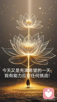 每天默念三遍正向的暗示语，能量越来越高
1、今天又是充满希望的一天，我有能力应对任何挑战！
2、我值得拥有一切美好，幸运与快乐时刻围绕着我。
3、每一次努力都是成长的积累，我正一步步靠近目标。
4、我用微笑面对生活，生活也会回我以灿烂阳光。
5、我接纳自己的全部，爱自己，也相信自己的无限可能。
6、内心的平静由我掌控，外界纷扰无法动摇我的安宁。
7、我主动传递善意，收获的将是温暖又美好的人际关系。
8、过去的都已过去，我只专注当下，创造美好未来。
9、我轻松吸引财富，生活富足无忧，财务自由在靠近。
10、我拥有治愈自己的力量，悲伤痛苦都无法长久停留。
11、我的生活充满和谐，与周围的一切都能完美相融。
12、我有足够的勇气去尝试新事物，不断突破自我。配图