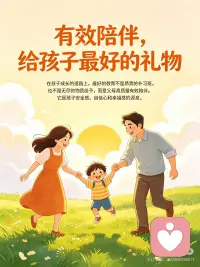有效陪伴
给孩子最好的礼物配图