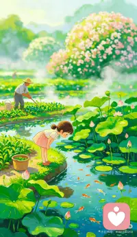 荷花池里的夏天