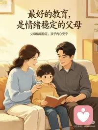 最好的教育，是情绪稳定的父母🏅
孩子的一生，都在复刻父母的情绪。
父母温柔，孩子就平和；💕
父母急躁，孩子就敏感；🥀
父母包容，孩子就自信；👍
父母挑剔，孩子就胆怯。💔
很多时候，孩子不听话、拖拉、顶嘴、哭闹，表面是行为问题，背后是情绪需求。
他们不会好好表达，只能用哭闹、任性、调皮告诉大人：我需要被看见、被理解、被接纳。
育儿最忌讳的，是讲道理滔滔不绝，控情绪一塌糊涂。
真正高级的管教，不是大声呵斥，而是：
孩子犯错时，先稳住情绪，再解决问题；
孩子哭闹时，先接纳情绪，再引导行为；
孩子落后时，先给予鼓励，再陪伴改进。
温和而有边界，包容而有原则，才是最有力量的家庭教育。
少说教、多陪伴，是最好的滋养
很多家长以为：陪伴就是坐在孩子身边玩手机、盯作业、催进度。
其实孩子要的陪伴很简单：
认真听他说话，耐心回应他的碎碎念；
不敷衍他的提问，不否定他的感受；
愿意陪他玩耍，也允许他安静发呆。
高质量陪伴，从不是时长，而是专注。
你用心陪孩子的每一分钟，都会变成孩子内心的底气。
被好好陪伴长大的孩子，自信、阳光、有安全感，遇事不自卑、不怯懦、不极端。
反之，长期被敷衍、被催促、被否定的孩子，内心往往敏感脆弱，缺乏自我价值感。
育儿最划算的投资，就是放下焦虑、放下手机，用心陪伴孩子的童年。配图
