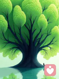 治愈绿色系配图