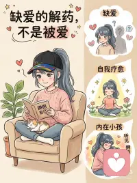 真正的治愈，从看见自己开始
你有没有发现？
有人对你很好，你却总在怀疑：“他是不是真的喜欢我？”
有人愿意包容你，你却忍不住推开：“我不值得被这样对待。”
你渴望亲密，却又害怕靠近；
你渴望被爱，却又一次次亲手毁掉关系。
这不是你不够好，
而是你从小就被教会：“我不配。”
今天，我们不谈爱情，不讲技巧，
只说一个真相：
缺爱的人，从来不是因为没遇到爱，而是——你接不住它配图