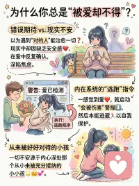 真正的治愈，从看见自己开始
你有没有发现？
有人对你很好，你却总在怀疑：“他是不是真的喜欢我？”
有人愿意包容你，你却忍不住推开：“我不值得被这样对待。”
你渴望亲密，却又害怕靠近；
你渴望被爱，却又一次次亲手毁掉关系。
这不是你不够好，
而是你从小就被教会：“我不配。”
今天，我们不谈爱情，不讲技巧，
只说一个真相：
缺爱的人，从来不是因为没遇到爱，而是——你接不住它配图