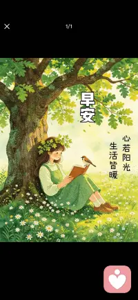 心若阳光，生活皆暖配图
