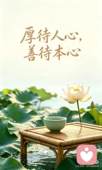 厚待人心，善待本心
人这一生，说到底，修的不过两件事。
如何对待别人，如何对待自己。
厚待人心，是格局；
善待本心，是智慧。
 
🌿
1️⃣｜厚待人心：世界是一面镜子，你如何对它，它就如何回你
厚待人心，不是讨好，不是委屈求全，而是一种发自内心的温和与宽广。
不轻易评判他人，不随意苛责旁人，不在别人低谷时落井下石。
 
你给出去的善意，或许不会立刻回来，但它一定会在某个转角，以另一种方式回到你身上。
 
厚待人心，是对世界最大的温柔，也是给自己留的最大的余地。
 
🌿
2️⃣｜善待本心：不辜负自己，才是真正的成熟
对外温和有礼，对内也要温柔以待。
 
善待本心，是允许自己偶尔不完美，是接纳自己的疲惫与脆弱，是不用别人的标准来苛责自己。
 
累了就休息，不想笑就不笑，不想合的群就不硬挤。
 
把自己当回事，不是自私，而是清醒——你只有先对自己好，才能更好地对世界好。
 
🌿
3️⃣｜厚待与善待，本是一体两面
一个真正善待自己的人，往往也更懂得厚待他人。
因为不内耗，所以有余力去温暖别人；
因为不拧巴，所以有空间去包容世界。
 
不委屈自己去迎合他人，也不因自己的需求而伤害旁人。
 
心中有光，才能照亮他人；
心里有暖，才能温暖世界。
 
🌿
往后余生：
待人宽厚一分，自己的路便宽一尺；
待己温柔一分，自己的心便暖一寸。
不辜负每一份善意，也不辜负此生唯一的一个自己。
 
厚待人心，是对世界的诚意；
善待本心，是对生命的敬意。
