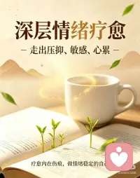 深层情绪疗愈｜走出压抑、敏感、心累
你是不是也经常这样：
 
外表看着平静正常
心里却早已千疮百孔、疲惫不堪。
 
很多人心累，不是当下太累
是心里积压了太多未愈合的旧伤、压抑的情绪、长期隐忍的委屈。
 
我们习惯懂事、习惯克制、习惯假装没事。
外人看你情绪稳定，只有自己知道：
你一直在悄悄内耗、悄悄消耗自己。
 
真正的正念疗愈，不是鸡汤安慰，
是慢慢看见自己、接纳自己、放过自己。
 
允许自己脆弱
允许自己疲惫
允许自己有情绪。
 
不用时时刻刻坚强，不用事事完美。
温柔看见内心受伤的小孩，
一点点释放压抑，一点点修复伤痕，一点点丰盈内心。
 
当你的内在被疗愈好了，
情绪自然稳定，生活自然顺遂，人生自然轻松通透🌿
 
所有外在的不安、敏感、焦虑
根源都是——内在未曾被好好疗愈。
 
好好养心，是一生的修行。
 
今日正念练习（可收藏）
温柔觉察内在所有情绪
不批判、不压抑、不逃避
安抚自己、接纳自己、疗愈自己
向内清理内耗，向内获得安宁。
 
你最近是否也在压抑、内耗、心累？
慢慢疗愈自己，我们一起稳稳变好✨