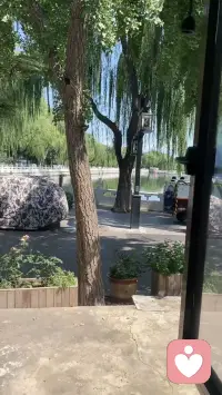 十🈷️初的清晨，一窗秋色，一眼后海～早安
