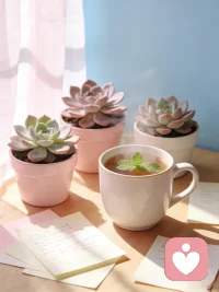 今天的风是甜的，连影子都在轻轻摇晃，把烦恼揉进云里，只留温柔在心底✨配图