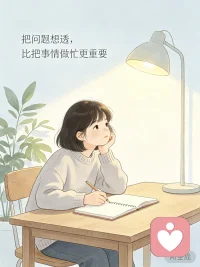 💟【今日主题】：自我成长｜认知提升
☀ 白玉成长陪伴 · 早安问候
✨ 日期：2026年05月06日（周三）
☘ 标题：把问题想透，比把事情做忙更重要
 
早安呀，朋友们🌿
 
很多人每天忙得停不下来，
看似步履不停，实则原地打转。
只顾埋头赶路，从不抬头思考，
用忙碌掩饰迷茫，用辛苦掩盖低效。
 
慢慢才明白：
把问题想透，比把事情做忙更重要。
 
凡事先理清逻辑、看清本质，
找准方向再行动，想好方法再落地。
不盲目跟风，不瞎忙活内耗，
思路清晰了，行动才会有结果。
 
真正的成长，
从不是消耗时间的假努力，
而是深度思考、精准发力。
想明白，再去做，
少走弯路，事半功倍。
 
愿你学会静心沉淀，
遇事多想一层，做事找准节奏，
清醒度日，稳步成长。
我是白玉，祝你周三顺心安然✨配图