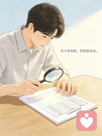 💟【今日主题】：职场提升｜沉淀做事心法
☀ 白玉成长陪伴 · 早安问候
✨ 日期：2026年06月16日 周二
☘ 标题：职场：把小事做细，把细事做透
 
早安朋友们🌿
很多人总盼着接手大项目、重要任务，瞧不上琐碎细碎的基础工作，敷衍应付草草了事。
可职场里拉开差距的，往往正是一件件不起眼小事。
 
同样一份报表、一次对接、一份通知，有人潦草交差漏洞百出，有人反复核对、梳理细节、优化流程。愿意沉下心打磨小事的人，更容易被领导看见靠谱、稳重。
 
大事靠格局，小事见态度。不轻视细碎工作，认真打磨每一处细节，日积月累，你的专业度与不可替代性自然显现。
我是白玉，今日工作稳步出彩✨配图