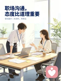 💚【今日主题】：职场提升
☀ 白玉成长陪伴 · 早安问候
✨ 日期：2026年07月07日 周二
☘ 标题：职场沟通，态度比道理重要
 
早安朋友们🌿
在职场里，很多人陷入一个误区：总想着赢过争论、把道理掰扯清楚，最后却把人际关系搞得僵硬。
道理可以说服一件事，但好态度才能留住人与人之间的协作关系。
 
1. 强硬讲道理，只会激发对抗情绪
哪怕你逻辑完全正确，若是语气生硬、带着指责，对方下意识就会抵触，根本听不进你的解决方案。
​
2. 温和包容的态度，更容易达成共识
先稳住情绪、换位思考，再陈述客观事实，对方愿意敞开心扉沟通，问题解决效率会翻倍。
​
3. 职场共赢才是目的，争输赢毫无意义
工作是一起完成目标，不是辩论赛。赢了口舌之争，输掉团队好感，得不偿失。
 
先调整沟通姿态，再讲事情原委。柔软有度的处事方式，才是长久的职场软实力。
我是白玉，好好说话，稳步成长✨配图