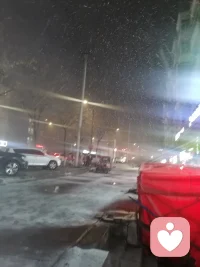 东北的天逗你玩不？买两还零上气温，今天下雪了配图