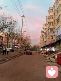 好美的晚霞配图