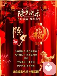 除夕夜快乐