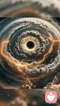 可以扰乱我们的都不是外部的风雨，是我们内心已经足够紊乱才导致了外部的风雨。愿我们每个人都可以变成暴风眼， 拥有一片属于自己的平静的天空。