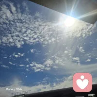 这漫天细碎的云，配上这么亮的阳光，你第一眼觉得它像什么呢？