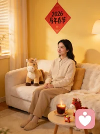 新年好好休整，把情绪交给我来收纳。配图