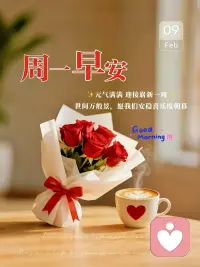 [爱心]健康是底气，平安是铠甲，快乐是蜜糖，舒心是好运，新的一天，早安呀~世间万般景，愿我们安稳喜乐度朝暮。不负时光不自己，活得舒展且自在。配图