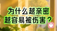 为什么越亲密越容易被伤害？