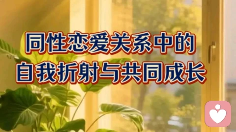 同性恋爱关系中的自我折射与共同成长