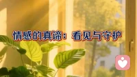 情感的真谛：看见与守护