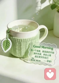 绵绵细雨，适合聊天品茶配图