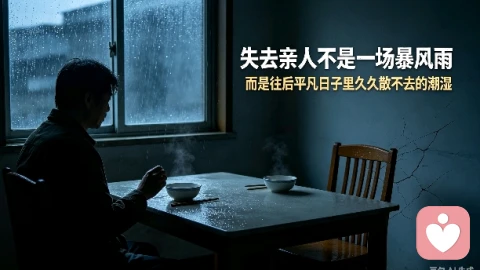 失去亲人不是一场暴风雨,而是往后平凡日子里久久散不去的潮湿