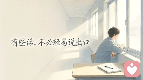 有些话,不必轻易说出口