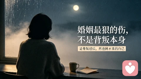 出轨最致命的,从来不是背叛本身