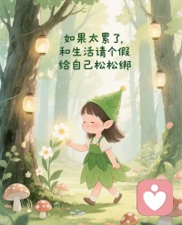 总纠结过往、担忧未来，想得太多心就累，肩上有牵挂心中有顾虑，不敢停下脚步，不安的情绪时时萦绕，表面看着一切如常，心里早已乱作一团！不用强装坚强，我在这里等你！配图