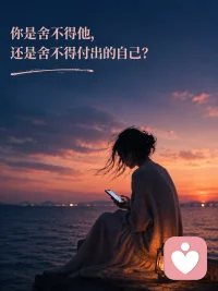 你是舍不得他，还是舍不得付出的自己？
其实你心里很清楚，他没那么喜欢你了。

那个曾经秒回你信息、满眼都是你的人，现在连多说一句话都觉得是在施舍。你不停地翻看过去的聊天记录，试图证明他爱过；你一次次降低底线，以为妥协就能换回感动。

心理学上，这叫“戒断反应”。你不是离不开他，你只是无法接受自己的满腔热血换来一场空，你在和自己的“不甘心”死磕。

把刀刃对准自己，不叫深情，叫自我消耗。

爱情可以努力，但不能乞求。别再一个人在深夜里吞下所有的委屈了。把手松开，把那个满身是伤的自己，还给自己。配图