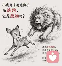 逃避只是身体本能保护你的反应，也是一种生存的智慧。

允许暂时的逃避，允许自己看起来不那么体面。