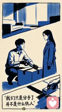 我们只是分手了，并不是什么仇人，我们所有的情绪都在对方表达过，即使我们走的道路不再交汇，我们也是难得的知己，我们曾经相爱，互相期盼过，对方过得好，我尊重你的选择，也体谅你的难过，我把你的人生还给你，我也收回我的爱意和责任，愿你安好，愿我释怀配图