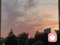 今天的晚霞很美配图