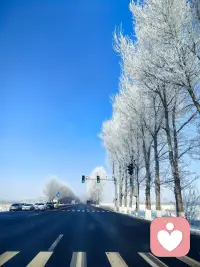 雪后的景色是不是很美？看到这个景色你的心情会不会好一点呢？配图